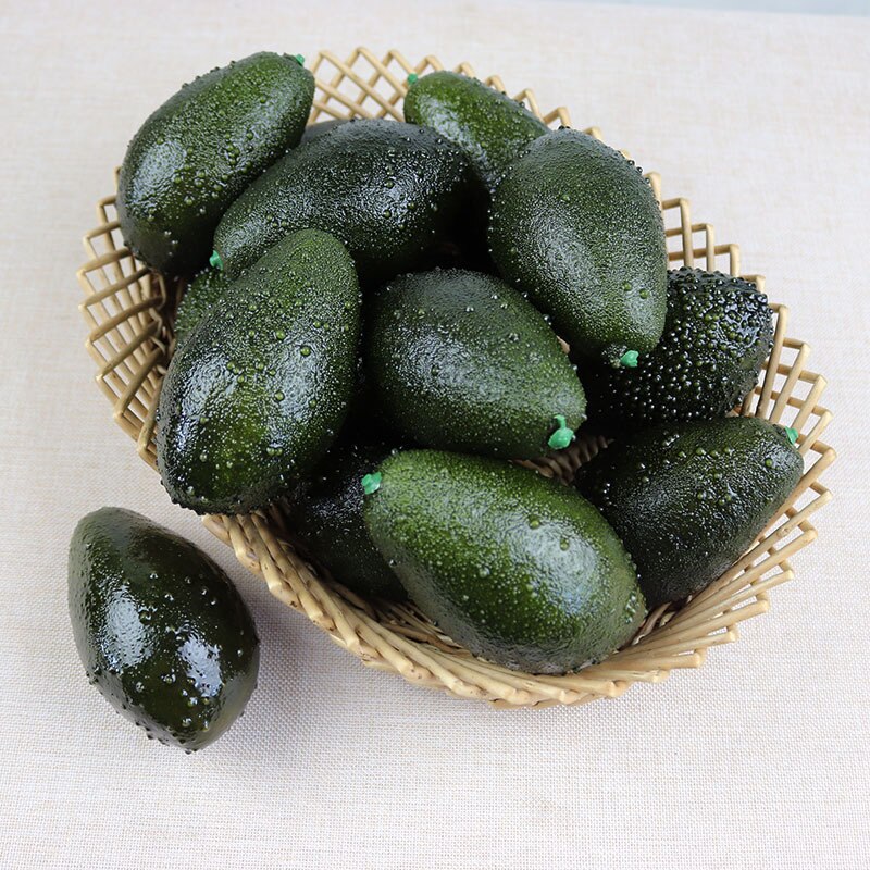 Artificial decorative fruits bubble simulation avocado model props