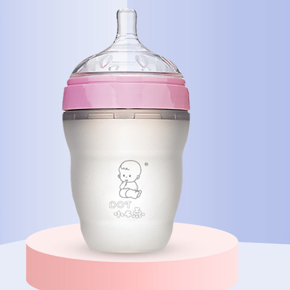 240ML Silicone Baby Bottle BPA free Feeding bottle Vicedeal