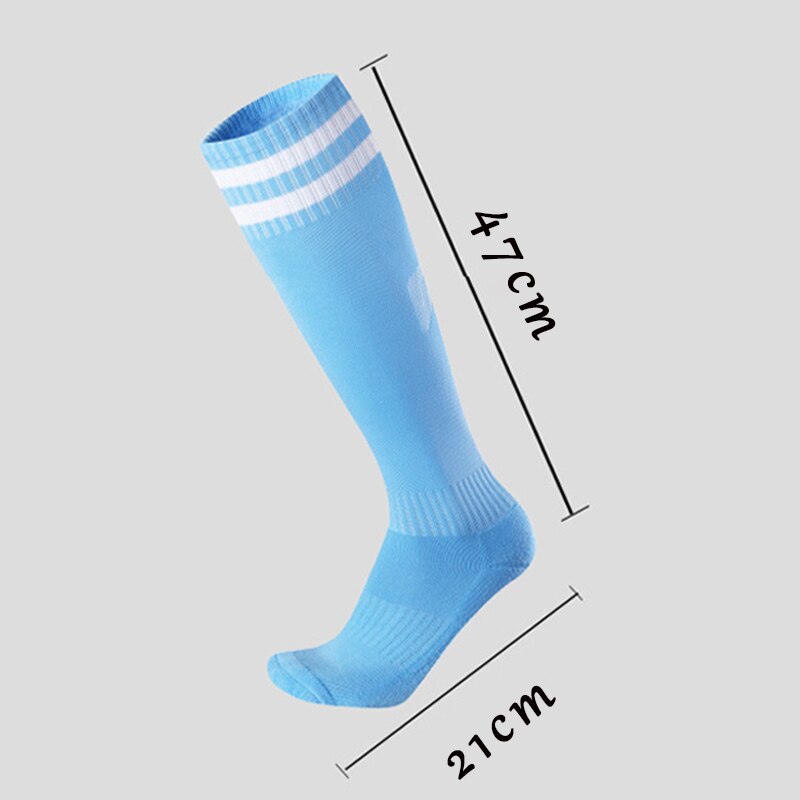 1 paire unisexe rayé hommes femmes haute chaussettes longues sport Baseball Football genou chaussettes