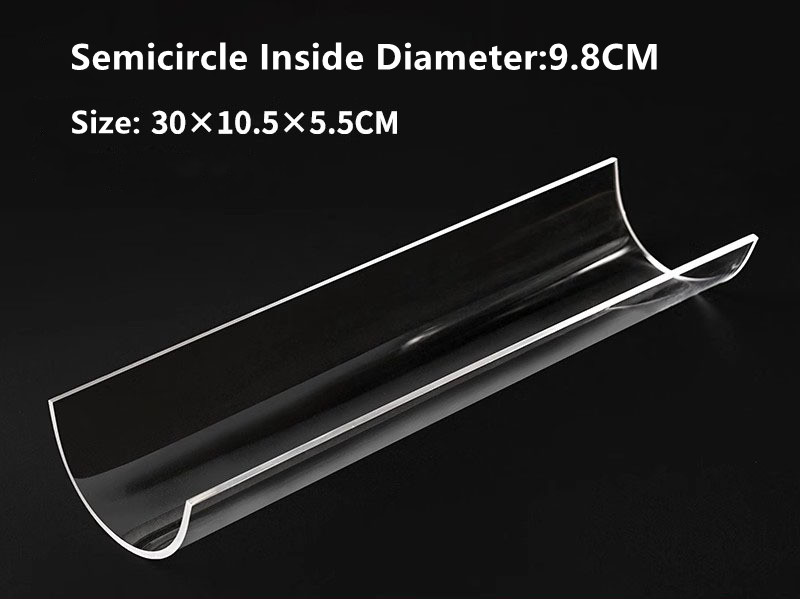 épaississement 30CM rouleau de gâteau façonnage insérer moule en forme de U Transparent retenue demi-cercle pâtisserie cuisson outil de cuisine: kaki foncé