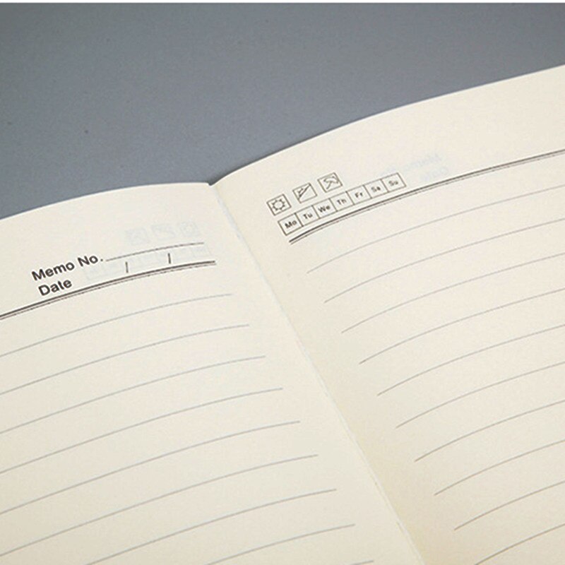 A5 A6 Replacing Core Basic 6 holes Notebook Blank Horizontal Line Loose Pages for Scrapbooking DIY School Stationary 40 Sheet