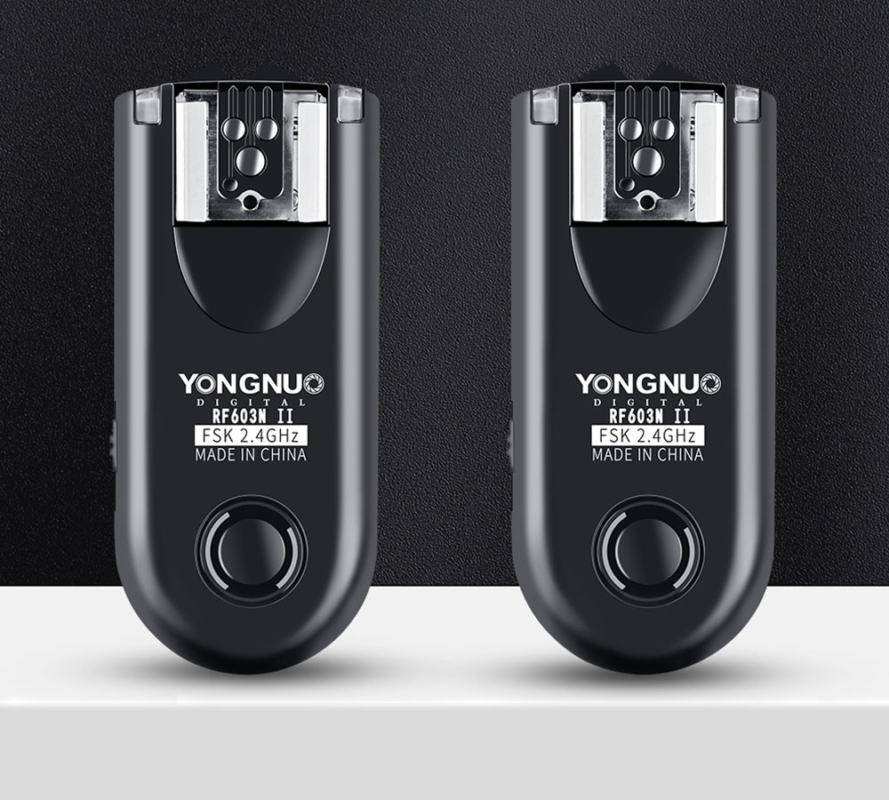 Yongnuo RF-603N II Wireless Flash Trigger 2 Transceivers Set Shutter Release for Nikon D810 D800 D700 D300 D200 D3S D3 D2 DSLR