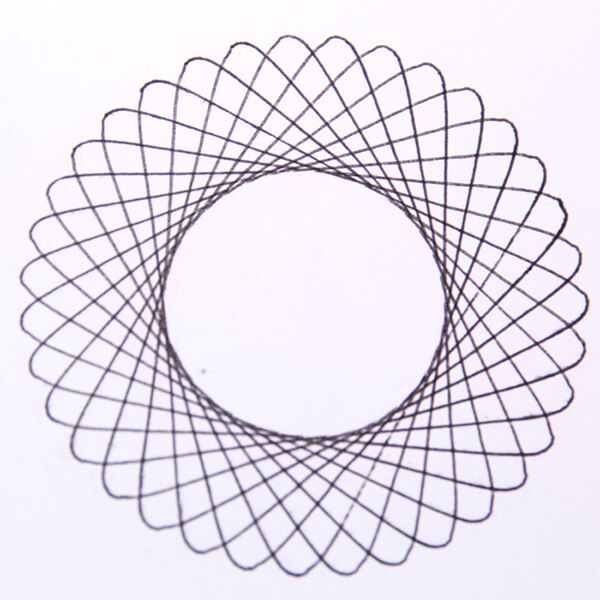 Variedad espirógrafo regla geométrica herramienta de dibujo de aprendizaje artículo de papelería para estudiante, Juego de dibujo,