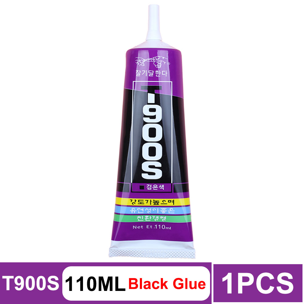 110/ml t9000 Klar kleber Handy Uhr Schmuck Reparatur Kontakt Kleber wasserdicht Leder Textil Stoff Stoff Dicht mittel: Blue