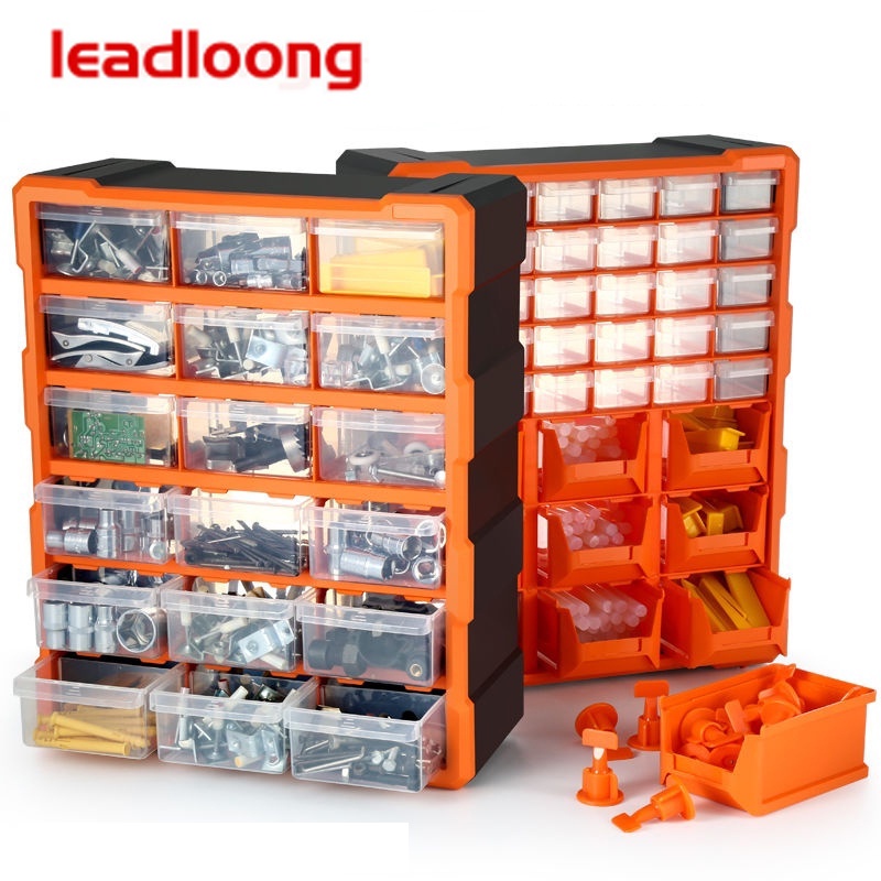 Leadloong 12-Gitter Schubladentyp Teile Kasten Aufbewahrungsbox Zubehör Schraubenbox Teile Schrank Schublade Typ Komponenten Klassifizierung
