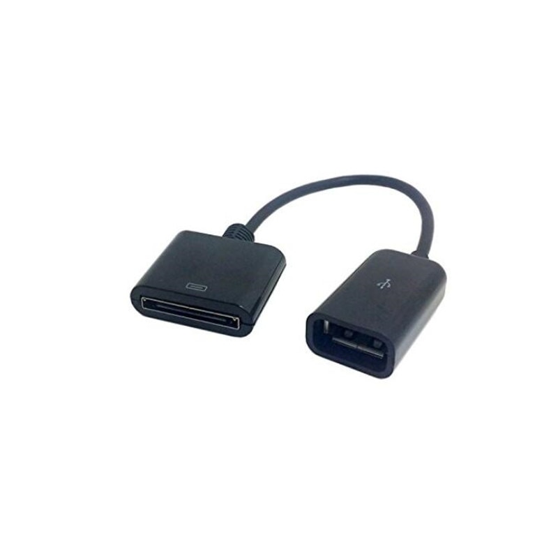 Docking 30pin Female naar USB 2.0 Vrouwelijke Charge Kabel Voor Iphone Ipad-10cm