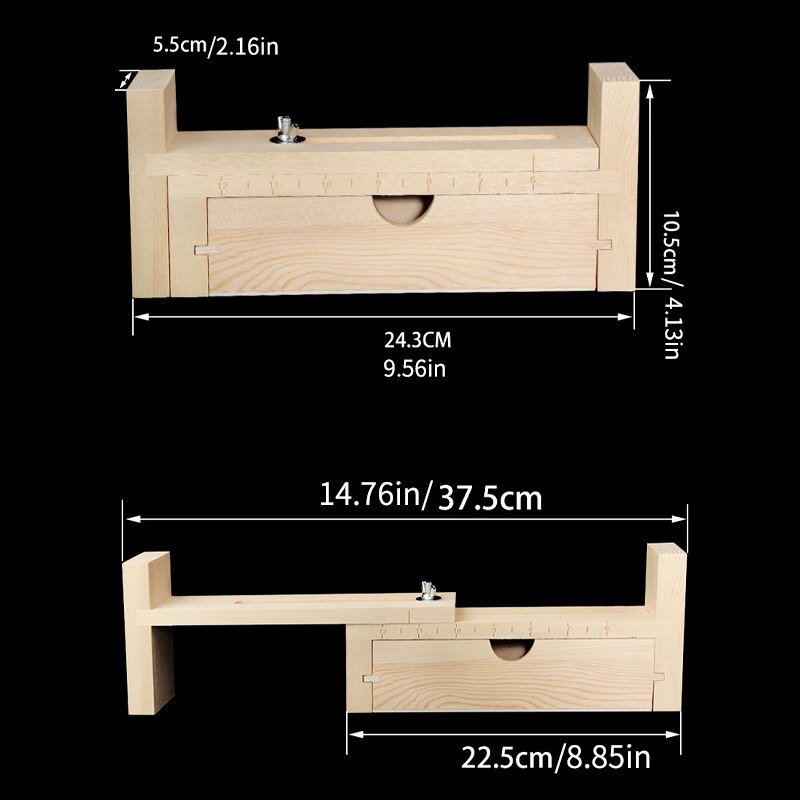 Bracelet à bricoler soi-même corde rouge cadre de tressage en bois massif outils fixes faits à la main artefacts de corde tressée plaque fixe