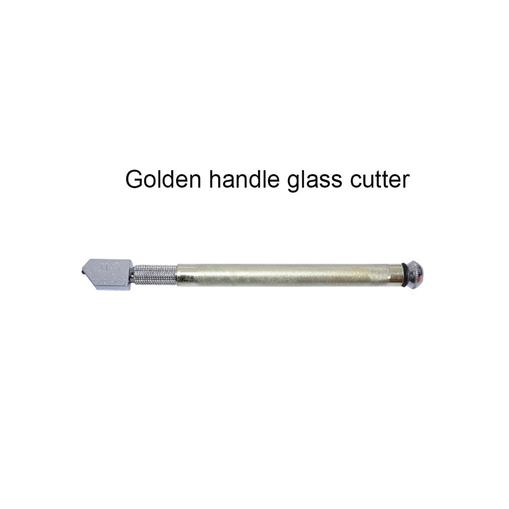 Glass Cutter Diamond Cutter Head Steel Blade Cutting Tool Oil Supply Anti-Skid Metal Handle For Manual DIY Tile Tool Cutting: NO 2