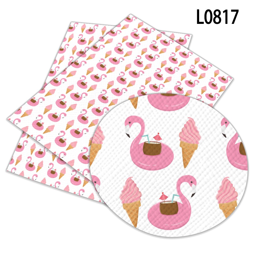 30 cm x 136 cm dessertmønster trykt hårsløyfe i kunstskinn gjør-det-selv dekorasjonshåndverk  l081 l082 l086 l087 l099 l100