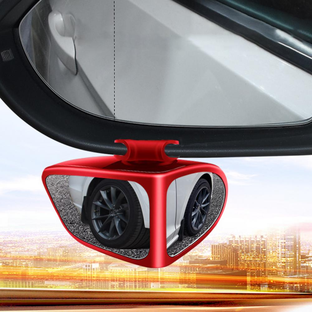 Espejo de punto ciego para coche, cristal transparente de doble cara 360 ° Espejo retrovisor izquierdo y derecho gran angular giratorio, espejo de asistencia de marcha atrás