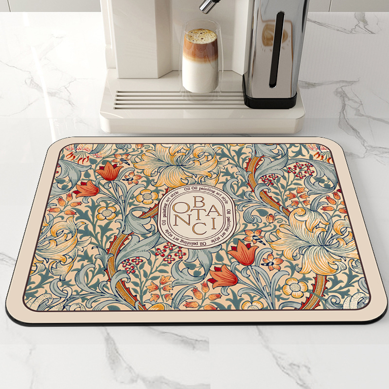 Keuken Aanrecht Waterabsorberende Mat Schotel Droogmat Super Absorberende Mat Grote Koffie Water Cup Aftappen Placemat Droogmatten