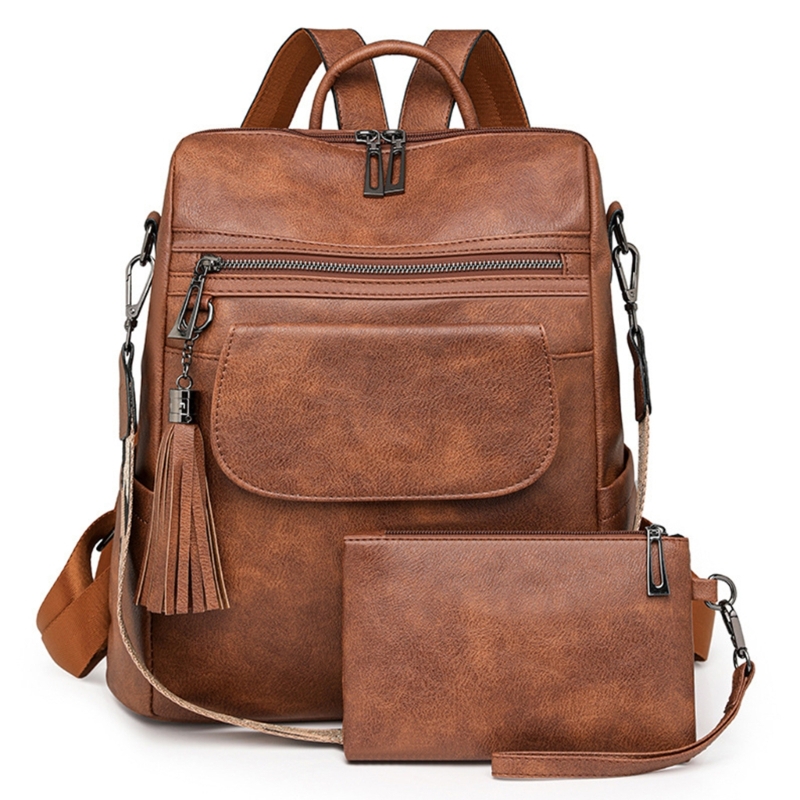 Plecak 36x15x32cm PU skóra o dużej pojemności do szkoły podróż do pracy sklep szkolny parasol książki telefoniczne Laptop: BŁĘKITNA
