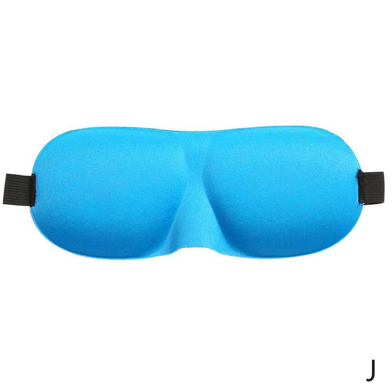 Mascarilla para dormir 3D Natural para hombre y mujer, parche para los ojos, suave, portátil, para viajes: J