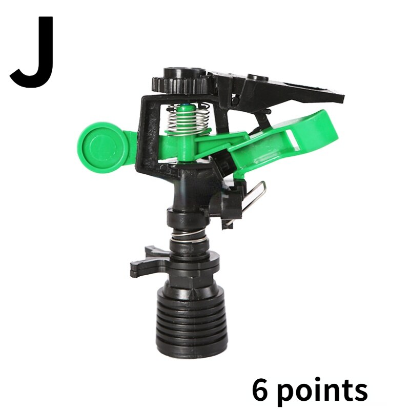 4 points 6 points plastic lawn sprinkler rocker 360-degree rotating sprinkler lawn sprinkler heads: J