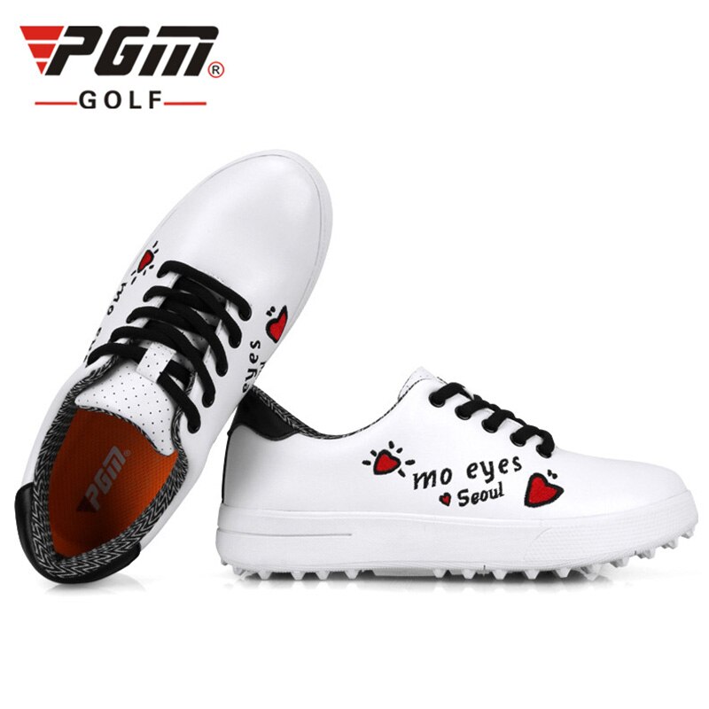 PGM outdoor waterproof non-slip girl golf shoes