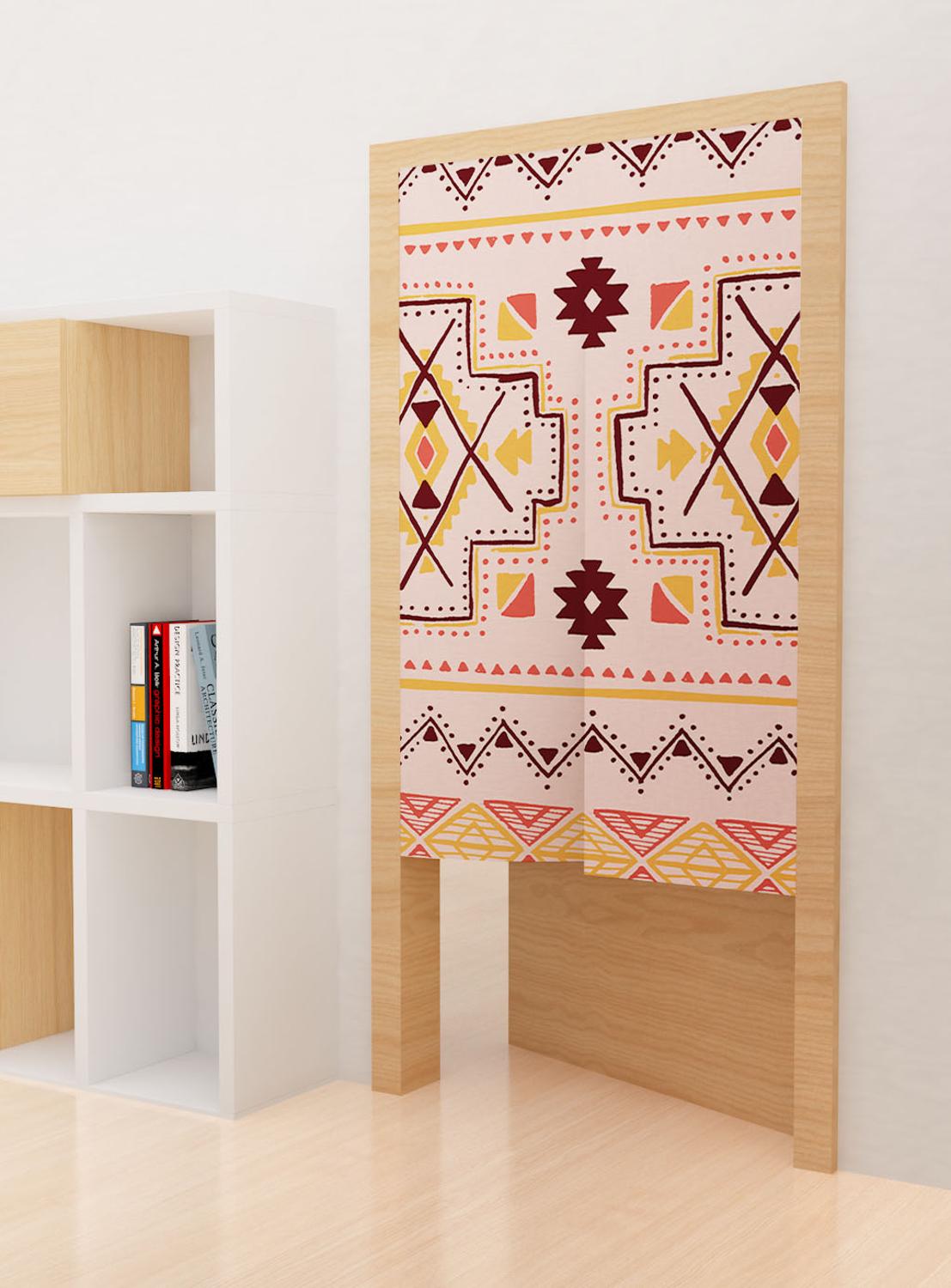 Exotische bohemian gordijn roman keuken dikke verduisterende wandtapijt moderne kleurrijke artistieke schaduw badkamer toilet deuropening stof