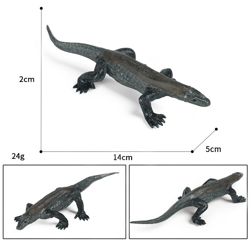 Simulation Animal Model Halloween Decoration Tricky Toy Lizard Cold-Blooded Reptile PVC Animals Action Figures Children's: 13