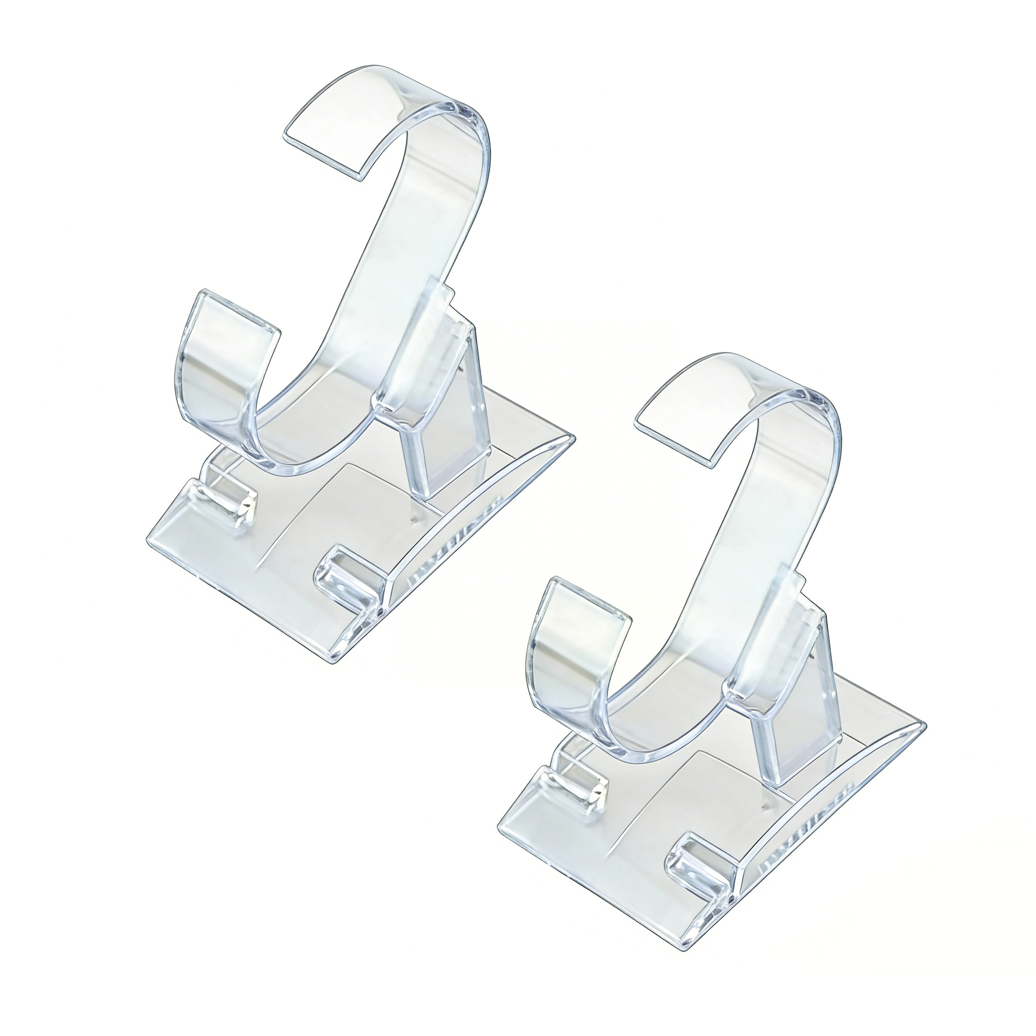 Mode 10Pc Acryl Armband Sieraden Wrist Watch Display Rack Houder Show Case Stand Tool Clear Plastic display