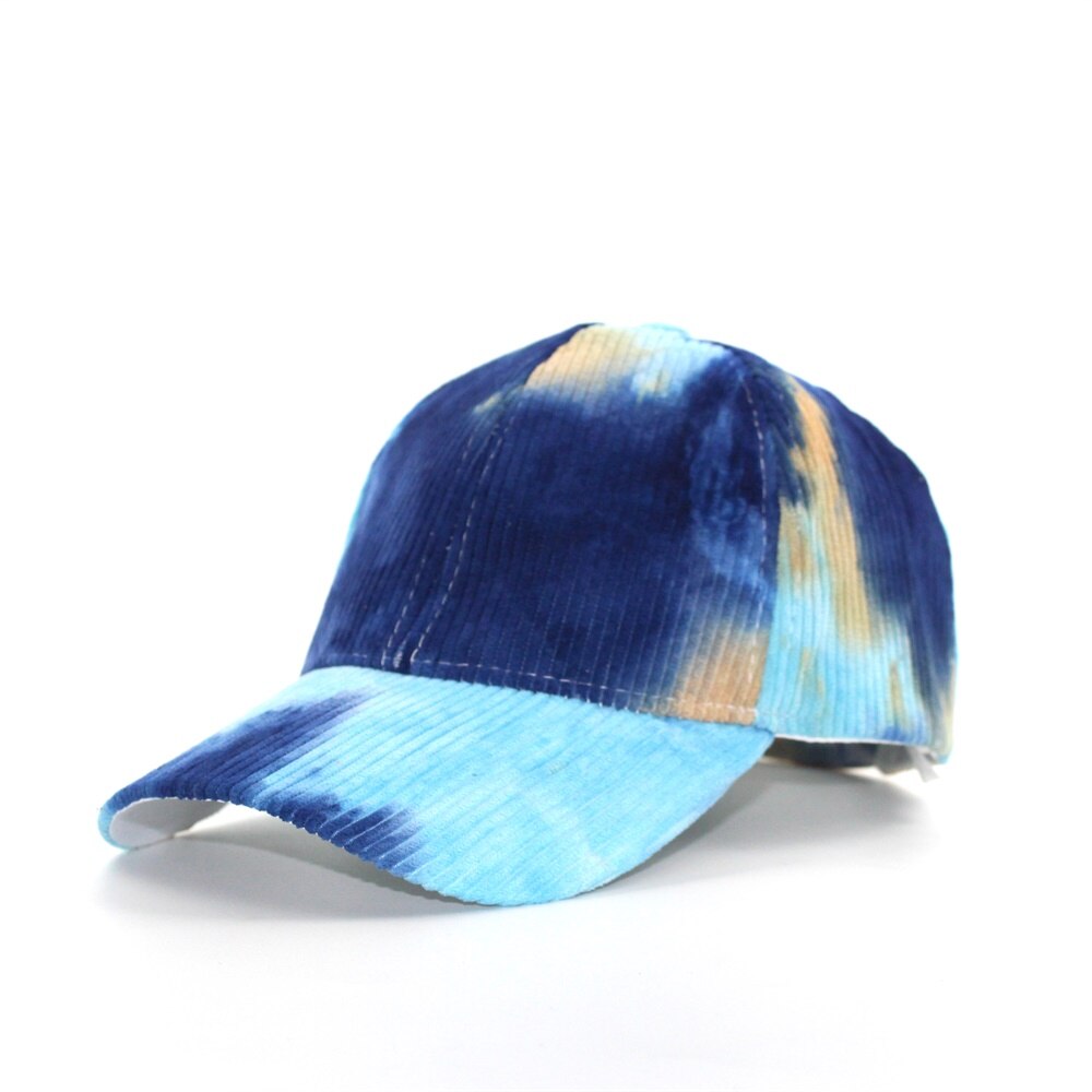 Nuovo Inverno cravatta-tintura Velluto A Coste di colore ah Raggiunto Il Picco cappucci Coppia tutto'aperto Caldo Cappellini Da baseball casuale Selvaggio Trucker cranio cappucci: stile 2