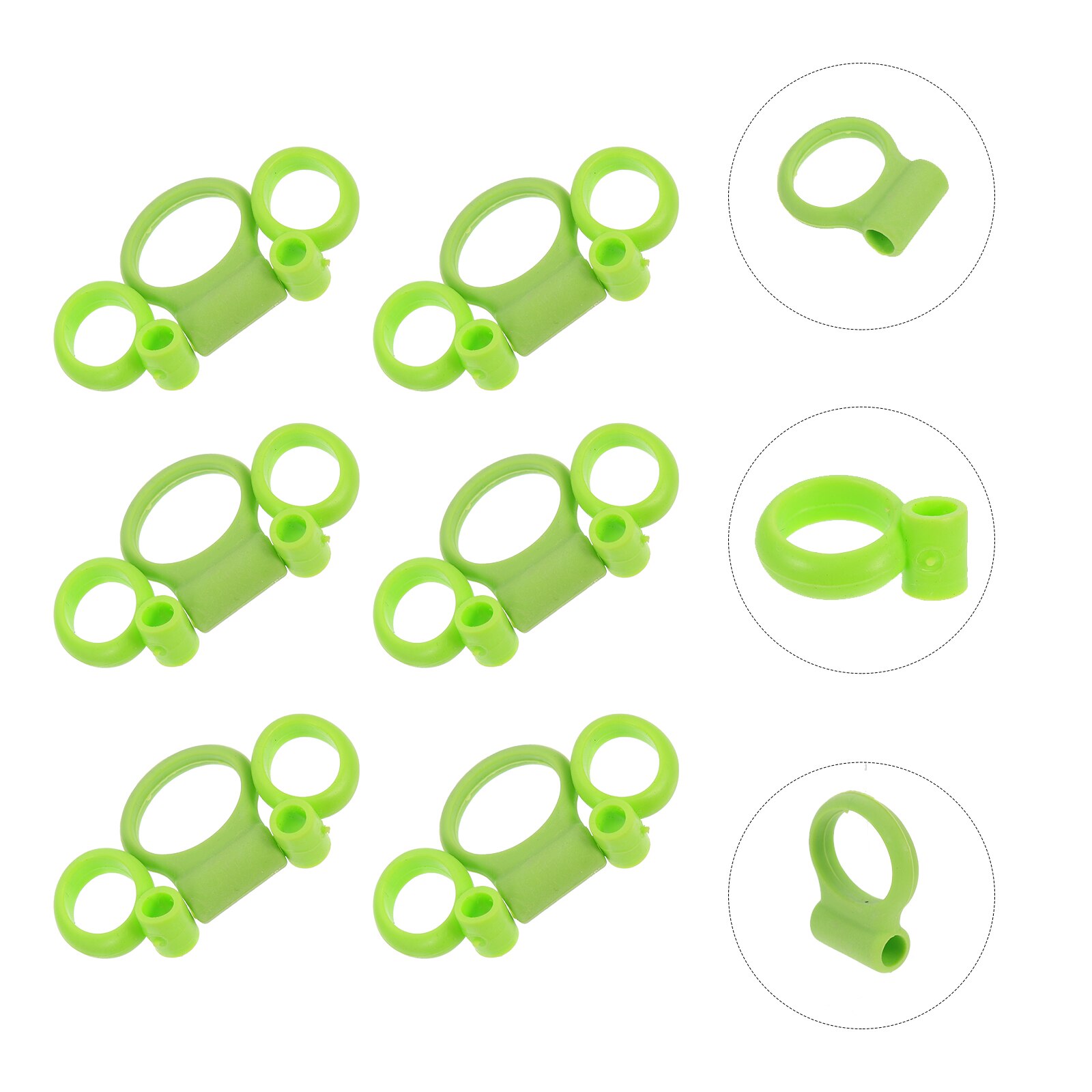18 Pcs Kids Chopsticks Learning Ring Silicone Training Chopstick Helper Rings