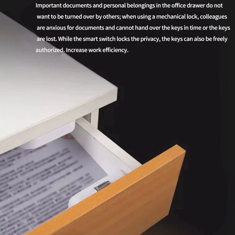 Draadloze Bluetooth Smart Keyless Bestand Ladeblok Lock Onzichtbare Elektrische Locker App Controle