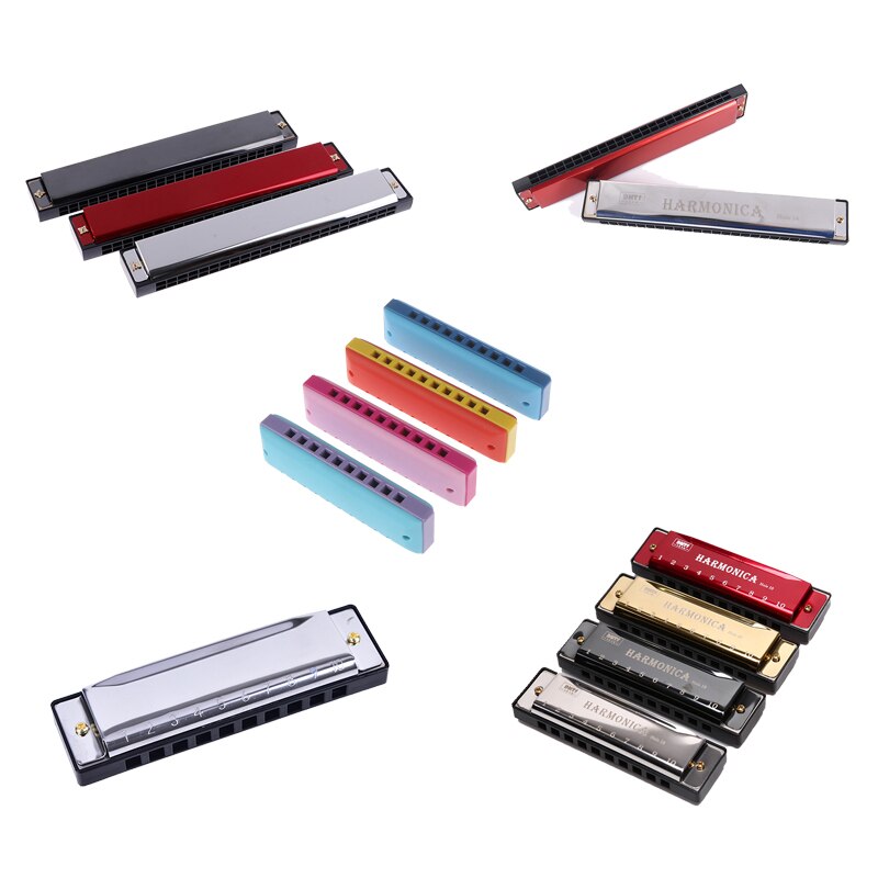 Harmonica Mouth Organ Puzzle Musical Instrument Beginner Teaching Playing Copper Core Resin Harmonica