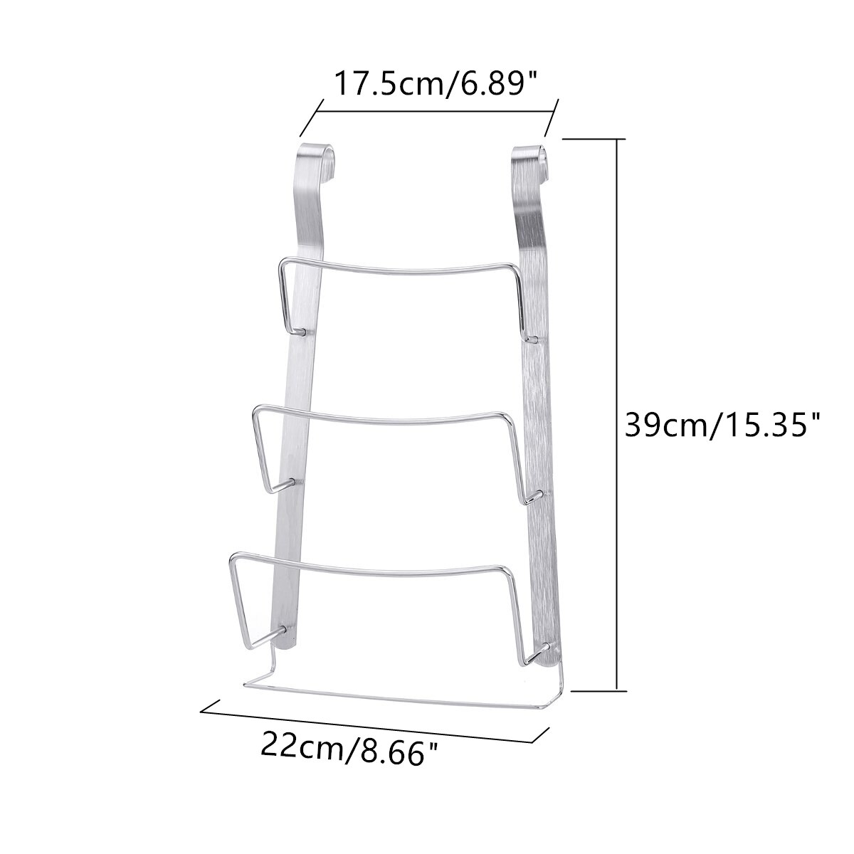 8 soorten Rvs Keuken Organizer Multifunctionele Schotel Droogrek Muur Opknoping Opslag Houder Servies Plank Afdruiprek: Pot Cover Shelf