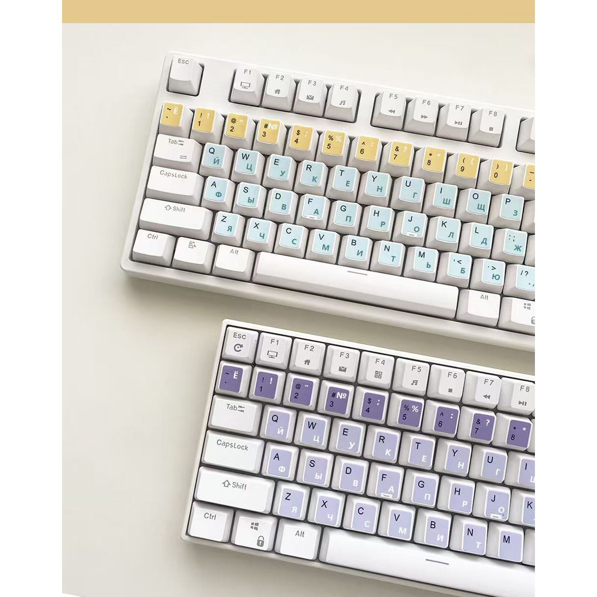 Russische Sprache Tastatur Layout Aufkleber Ersatz Aufkleber Russische Tastatur Abdeckung Haut PC Notizbuch Laptop DIY Deko Schlüssel Haut