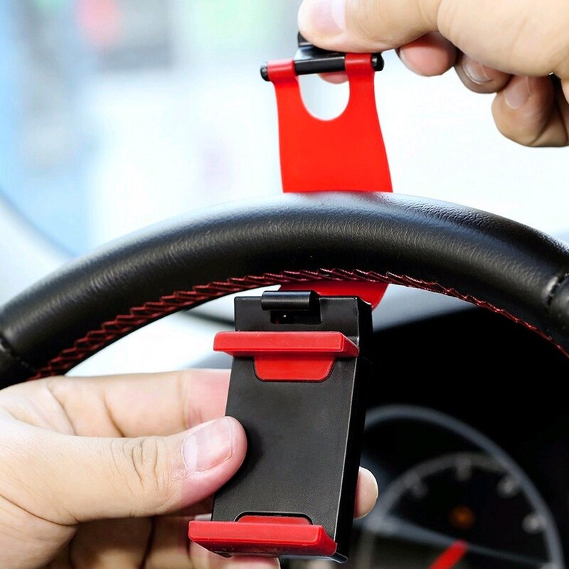 Kit universel de support de téléphone pour volant de voiture, support de montage pour caméra automatique de vélo, support GPS, accessoires d'intérieur de voiture