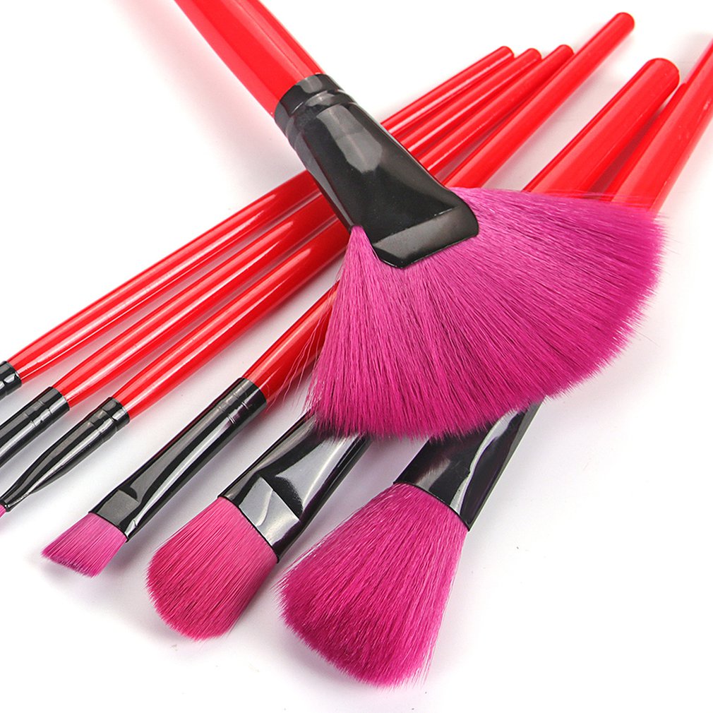 24 Stks/set Make-Up Kwasten Kit Powder Oogschaduw Foundation Blush Blending Beauty Vrouwen Cosmetische Make Up Brush Set