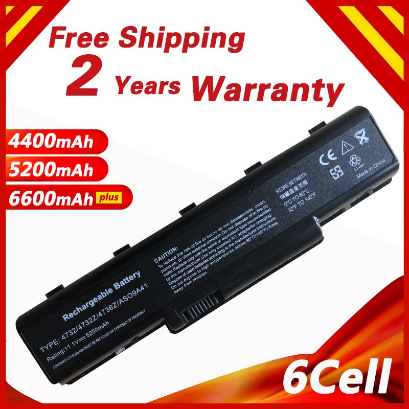 Golooloo – batterie pour Acer AS09A31 AS09A56 AS09A71 AS09A75 AS09A51 AS09A61 AS09A73 AS09A90 pour Aspire 4732 4732Z 5332 5517 7315