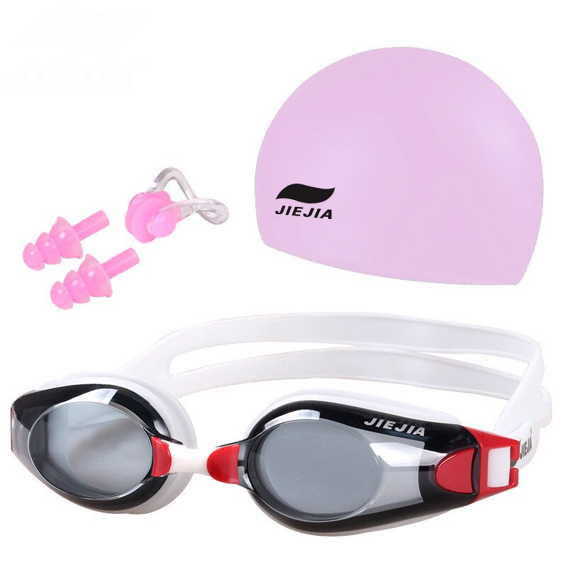 Waterproof and anti-fog swimming glasses, myopia goggles, uv goggles, adjustable silicone goggles, silicone swimmin