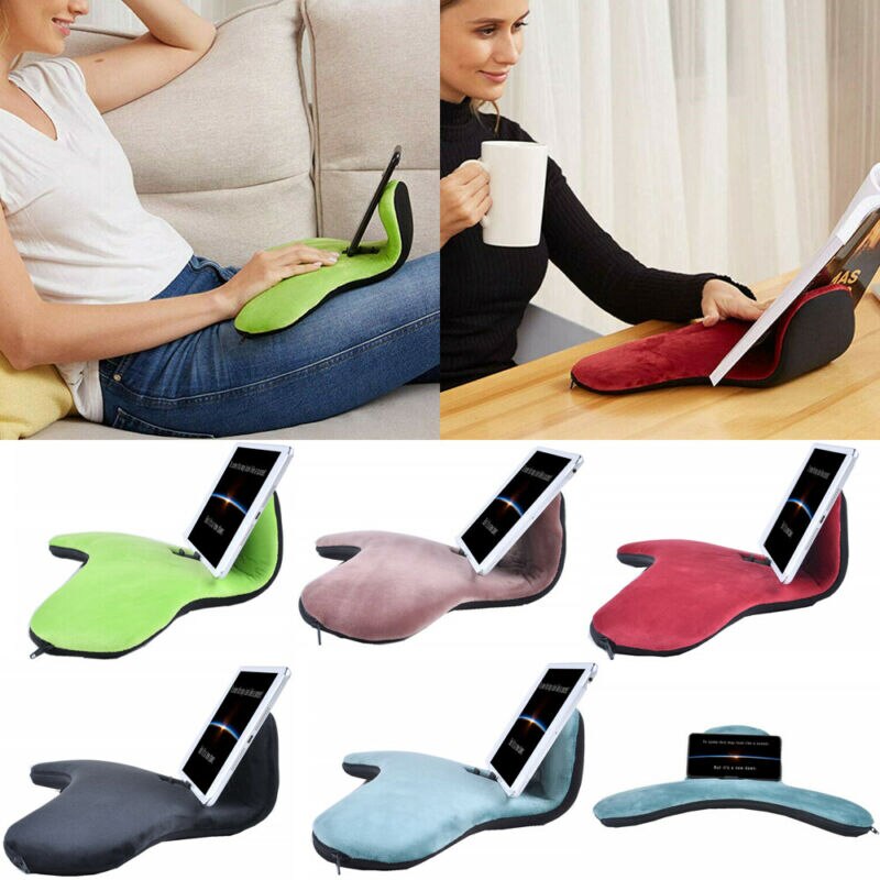Brand Tablet Stand Pillow Book Reader Holder Reading Rest Relax Wrist Lap Cushion For iPad Phone