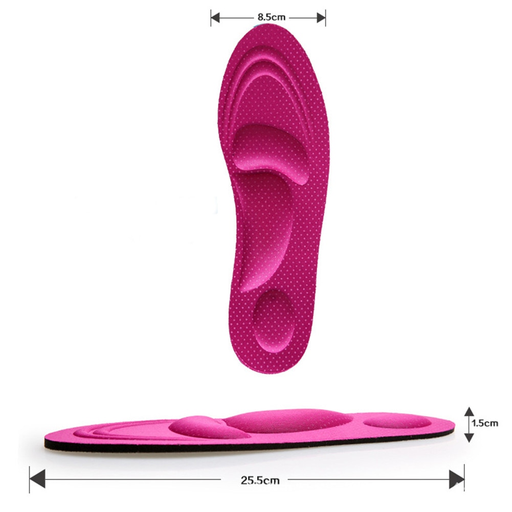 4D Memory Foam Orthotic Insole Arch Support Orthopedic Insoles For Shoes Flat Foot Feet Care Sole Shoe Orthopedic Pads