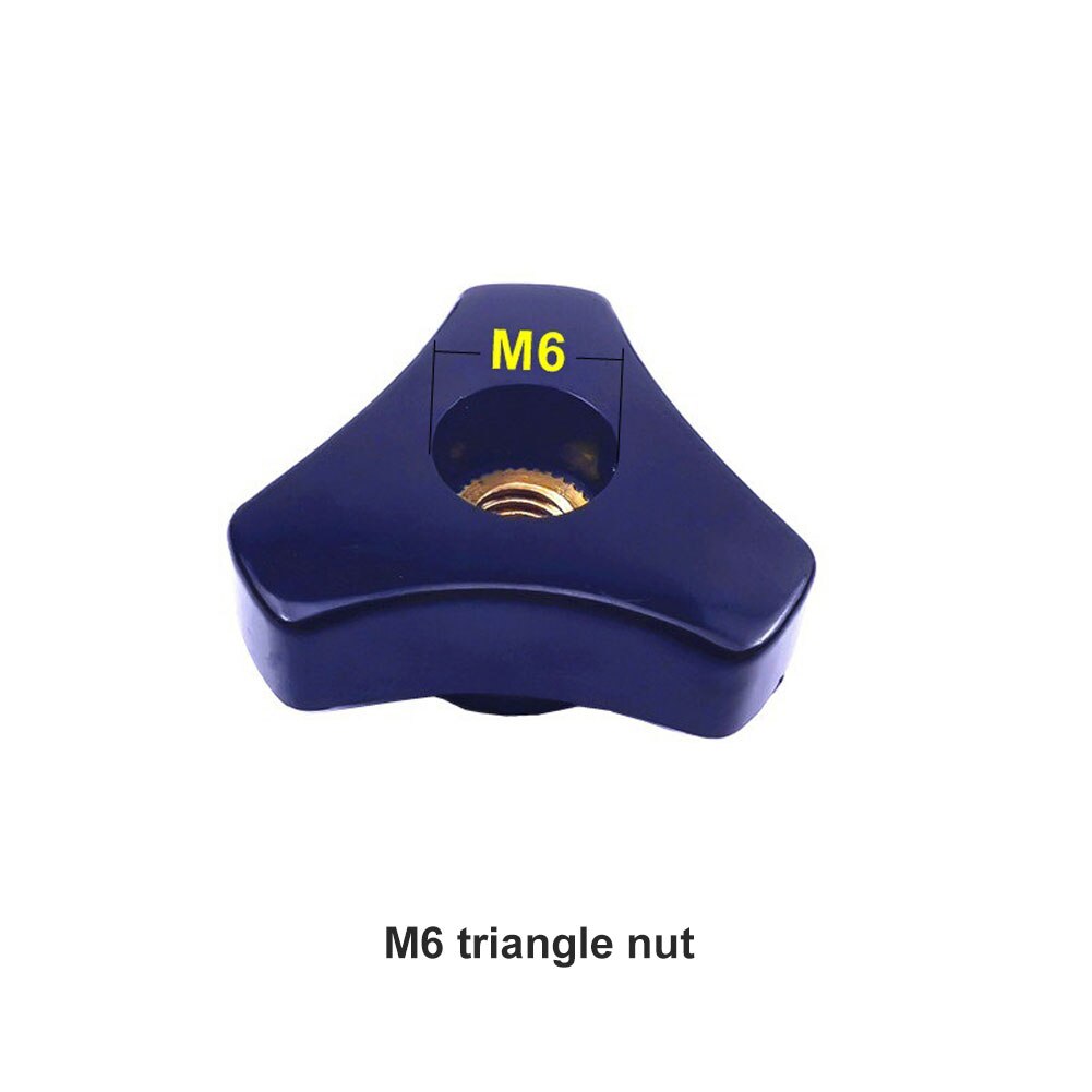 Varilla roscada de tuerca M8 de M6, deslizador en T de aleación de aluminio, bricolaje, accesorios de herramientas para carpintería, accesorios prácticos para el hogar: M6 triangle nut
