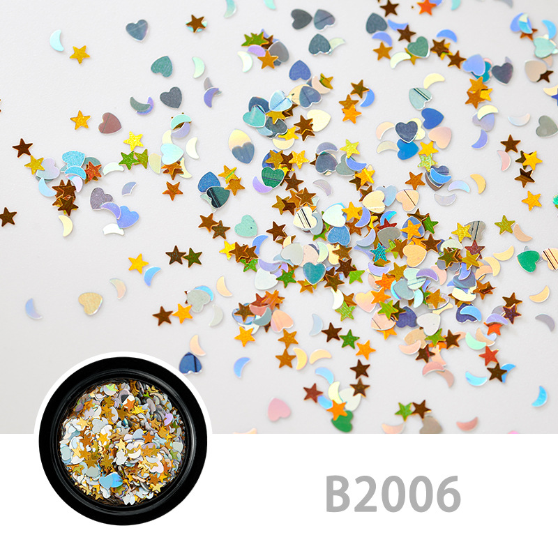 12 couleurs paillettes ongles strass petites perles irrégulières manucure 3D Nail Art décoration dans les accessoires de roue: B2006