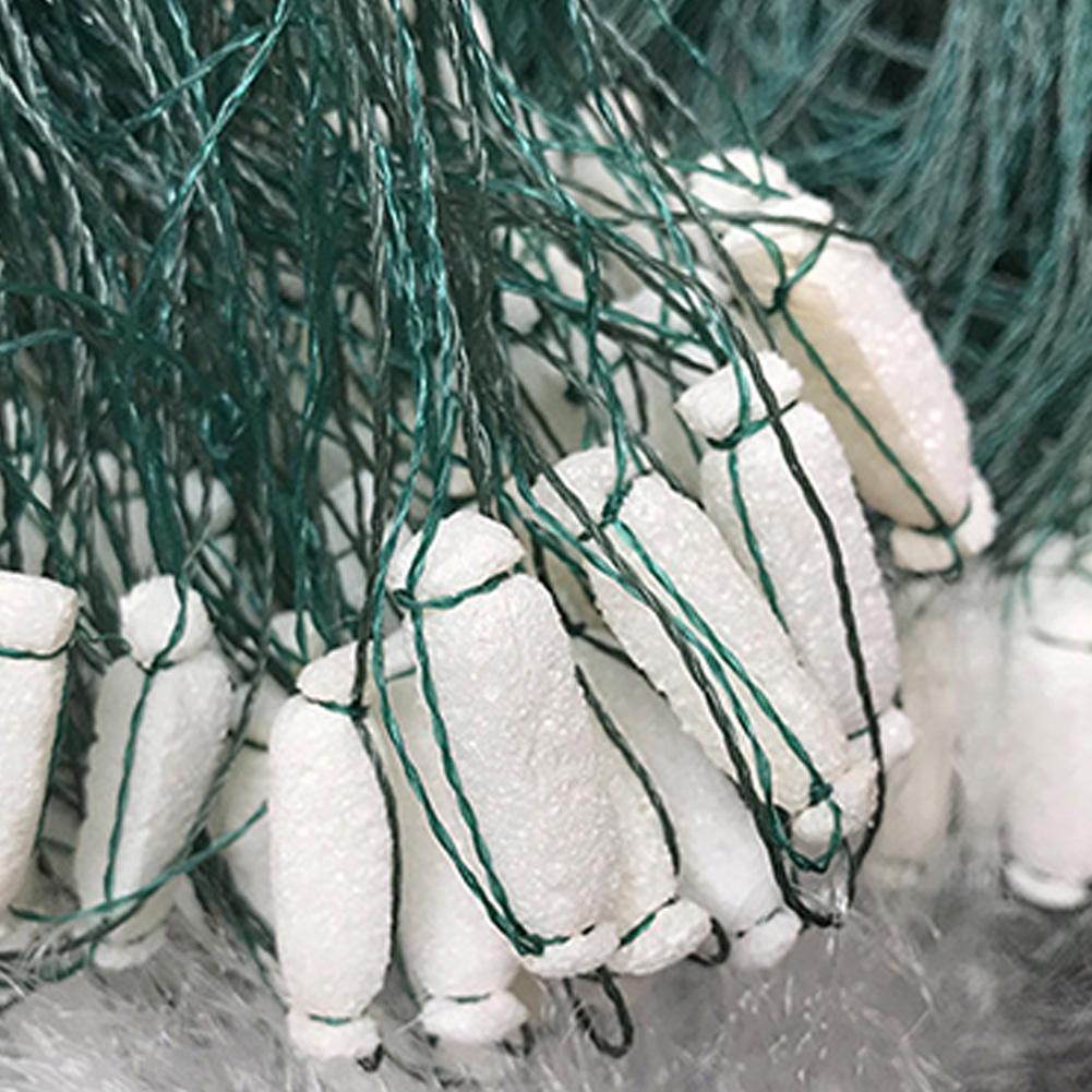 Filet flottant monocouche de 8m, matériel de pêche à mailles, monofilament, pour l'extérieur