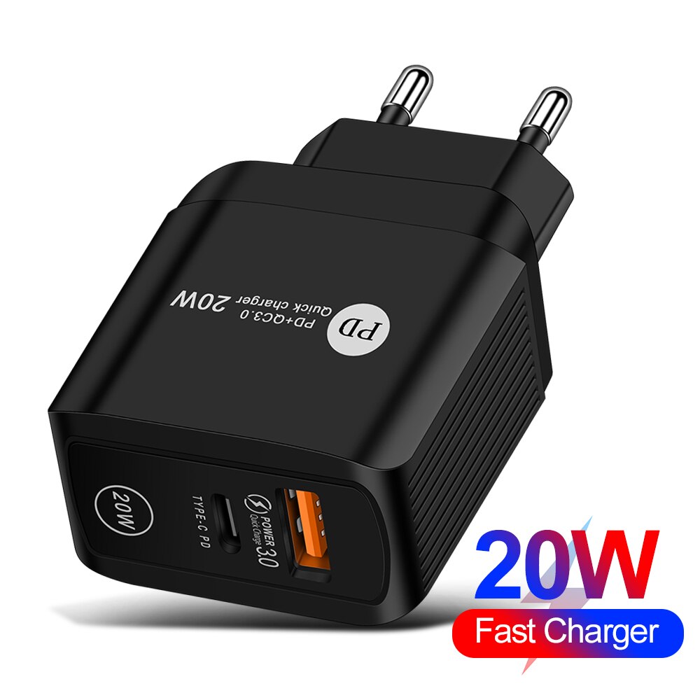 Pd 20w- port-usb-schnellladegerät 11 x 3.0 typ-c-pd-schnellladeanschlüssen für iphone 13 12 eu/us/uk-stecker 2