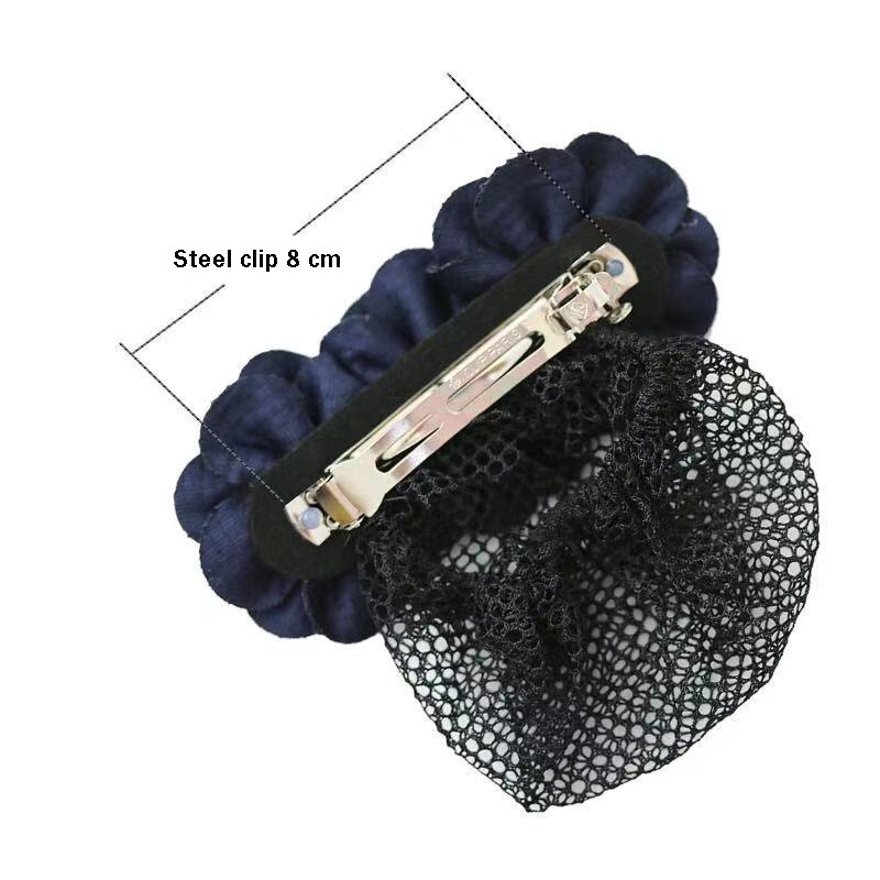 Tocado de enfermera , Red de azafata, accesorios para el cabello, Red para el cabello de Hotel, lazo coreano, accesorios para el cabello, pinza para el cabello para mujer