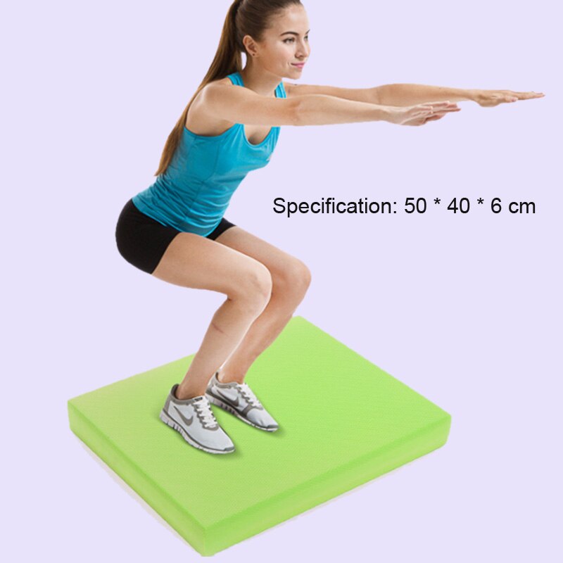 Anti-Slip Zachte Balans Pad Tpe Yoga Blok Pad Dikke Balans Pad Balancer Fitness Training Yoga Pilates Balance Board