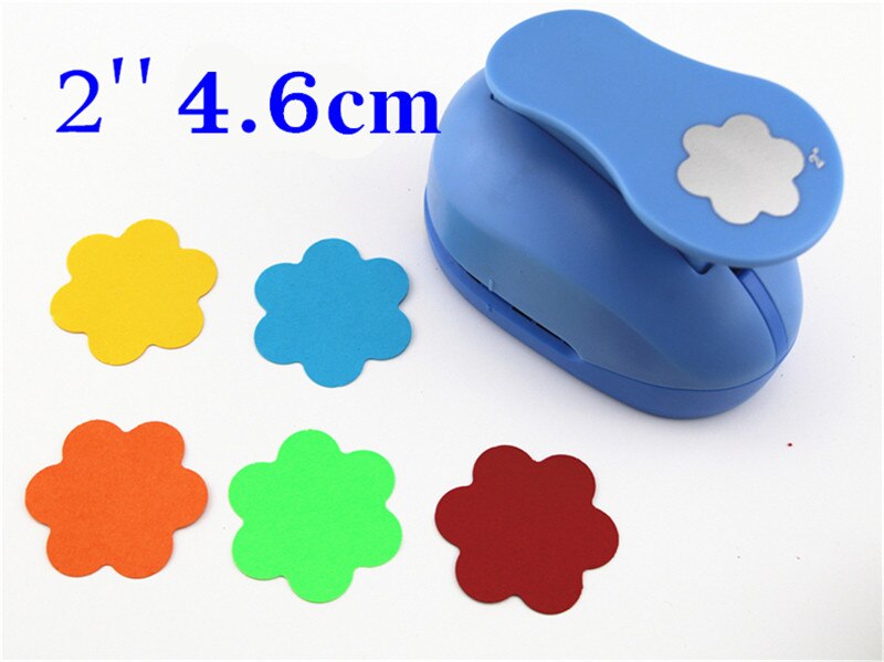 large 2'' 4.8cm oval paper puncher scrapbooking punches craft perfurador diy puncher paper circle cutter3178B: Red