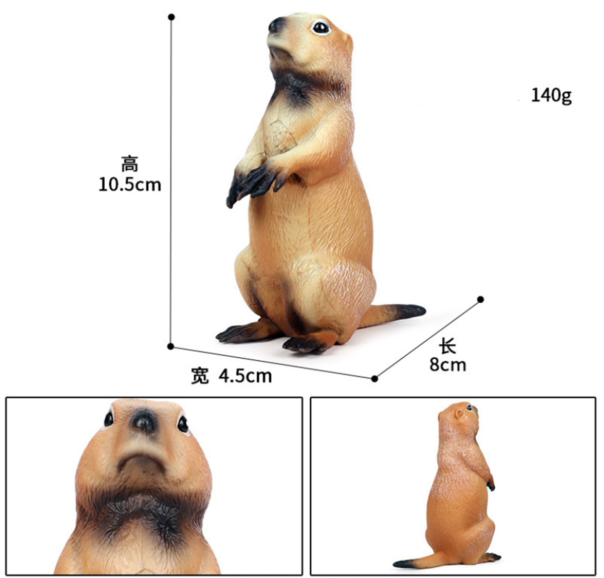 Simulatie Marmot Prairie Hond Muis Eekhoorn Chipmunk Figuur Dier Collector Kid Decor Speelgoed Model Speelgoed Voor Kinderen