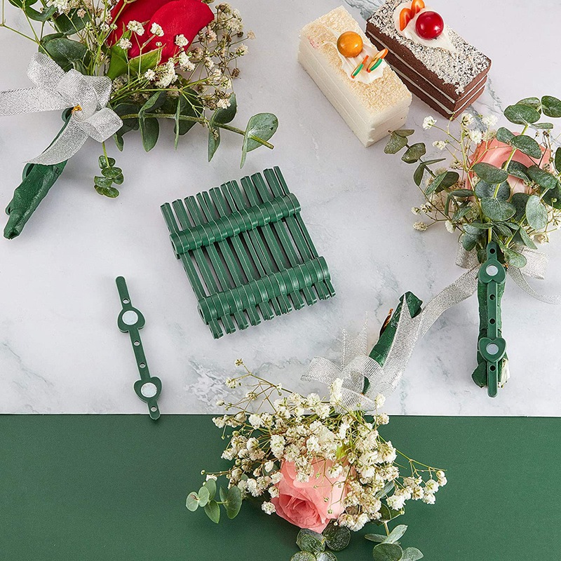 30 Pairs Bloemen Boutonniere Magneten Corsage Broches Magneet Voor Handgemaakte Bruiloft Bruid Boutonnières Corsage Bloem Pins