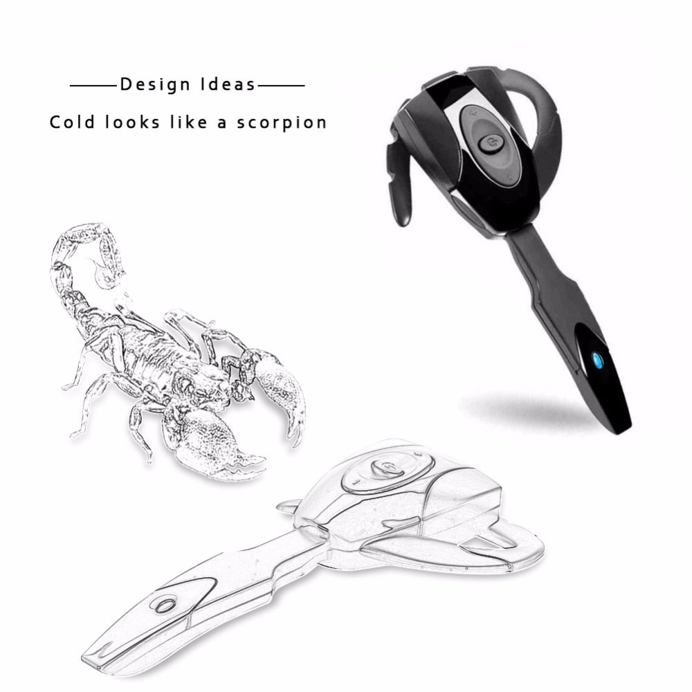 Mini Bluetooth 4.1 Wireless Headset Earphone Headphones with Microphone Hands-free Ear Hook Headset for samsung PS3 game console