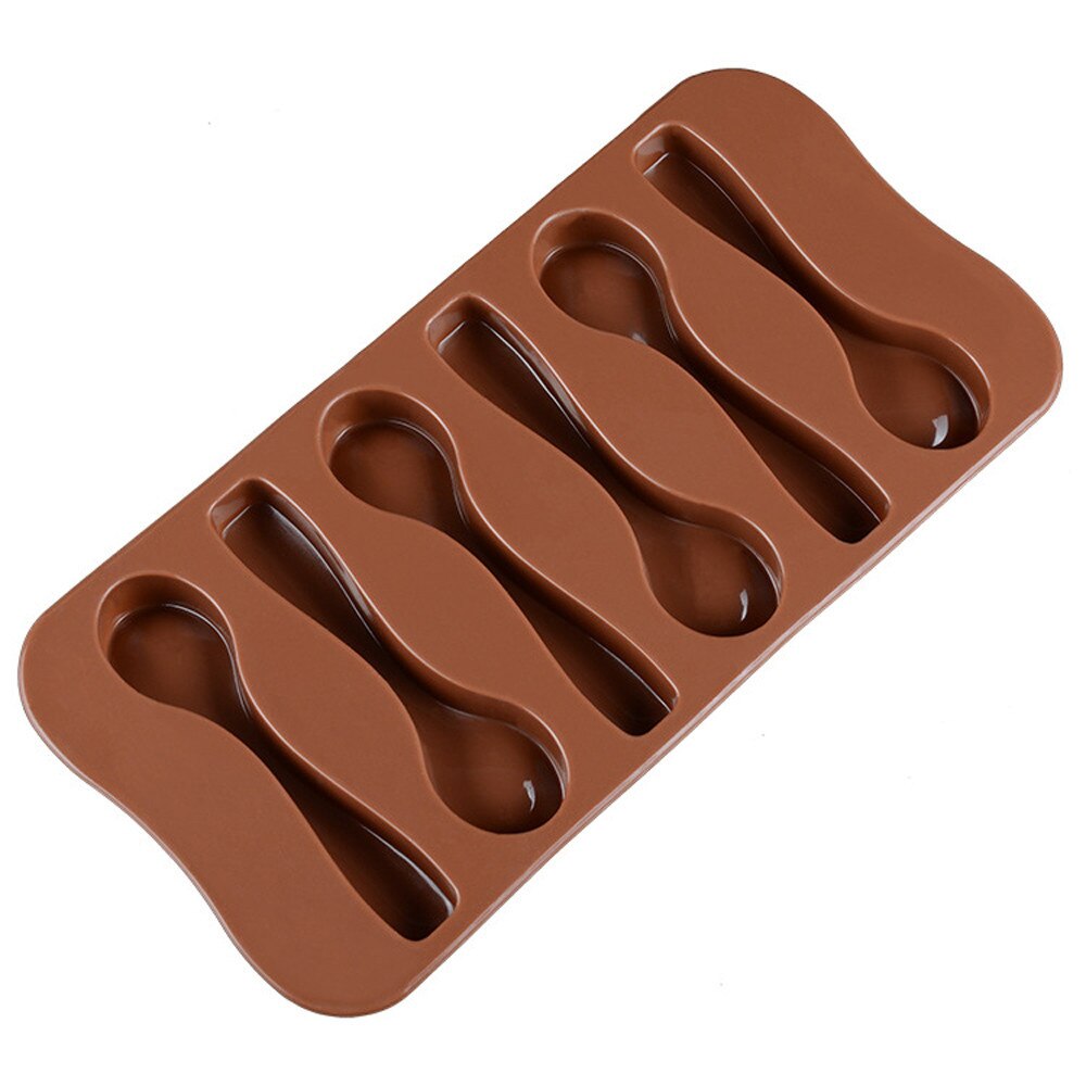 Siliconen Chocolade Bakvorm Lepel Vorm Mal Chocolade Biscuit Candy Jelly Diy Mold Bakvorm #40