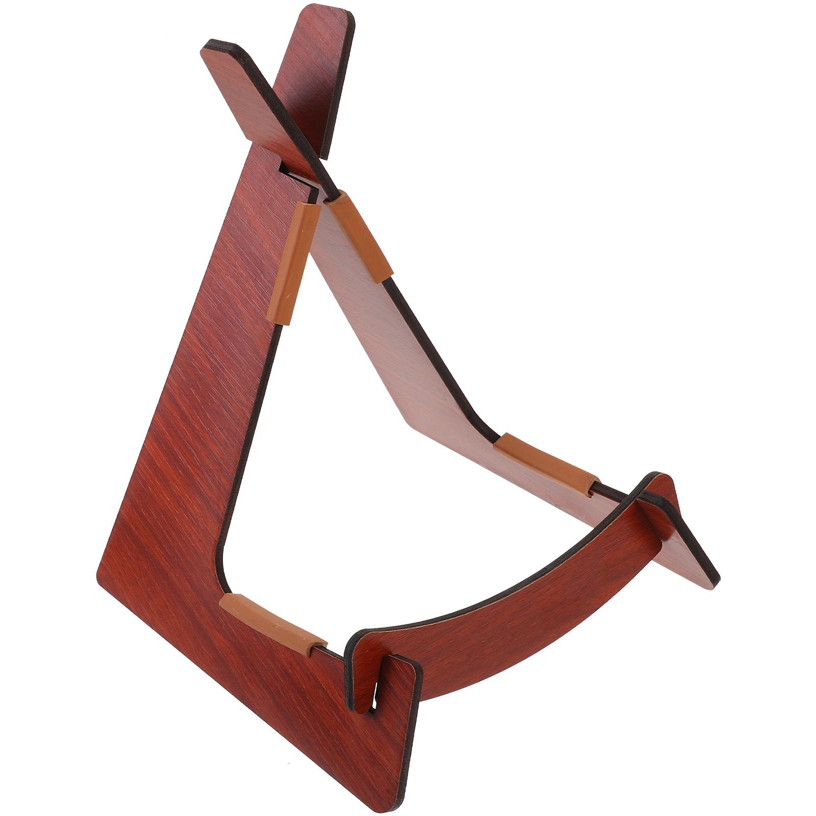 Ukulele suporte de armazenamento rack para loja suporte de chão de madeira violino display bandolim suporte