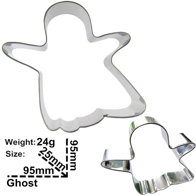 28 Stile Halloween Formine per biscotti Stampi Biscotti in acciaio inossidabile Stampo per biscotti Fai da te Fondente Pasticceria Decorazione Cottura Utensili da cucina: Oro