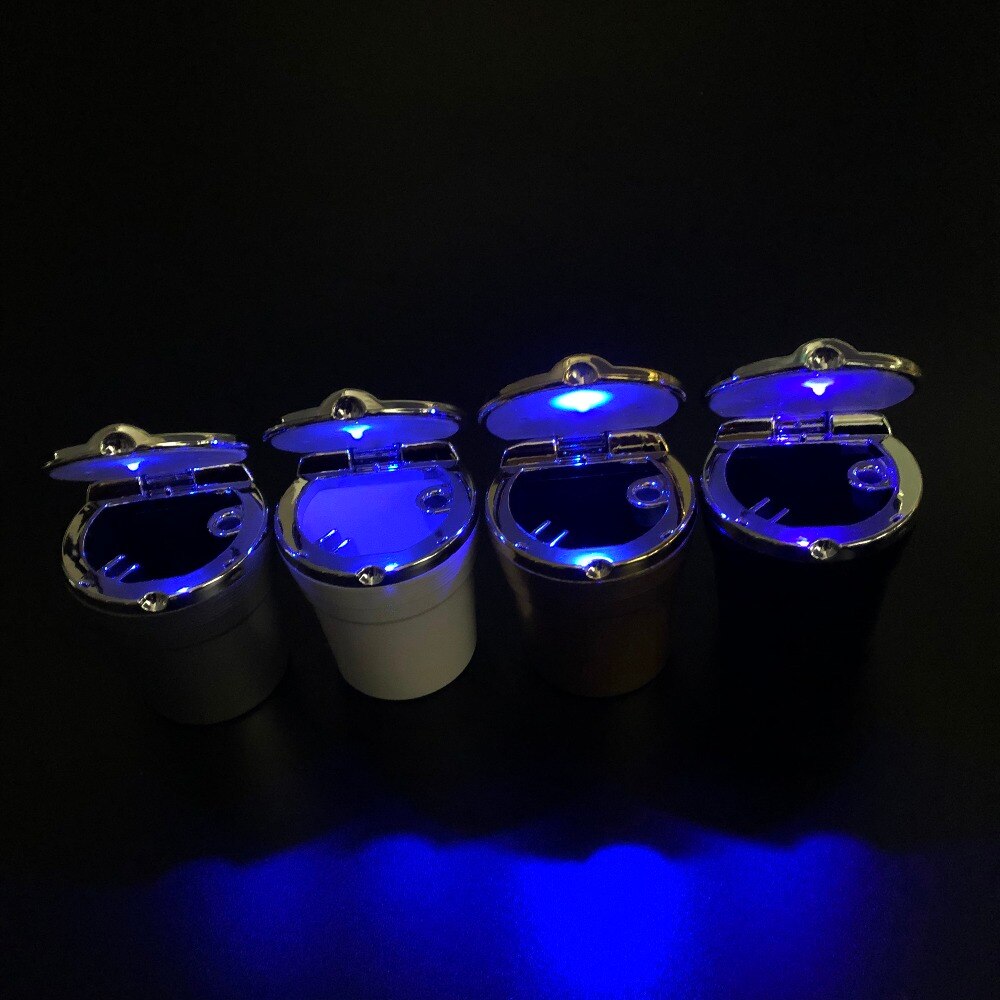 Car Ashtray with LED Blue Light For Jaguar XF XJ XJS XK S-TYPE X-TYPE XJ8 XJL XJ6 XKR XK8 X320 X308