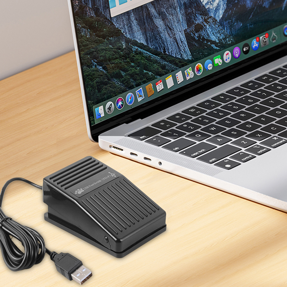 Foot Controller Pedal Switch Game Control Action HID USB Foot Pedal Control Switch PC Game Pad for Keyboard Mouse PC Laptop