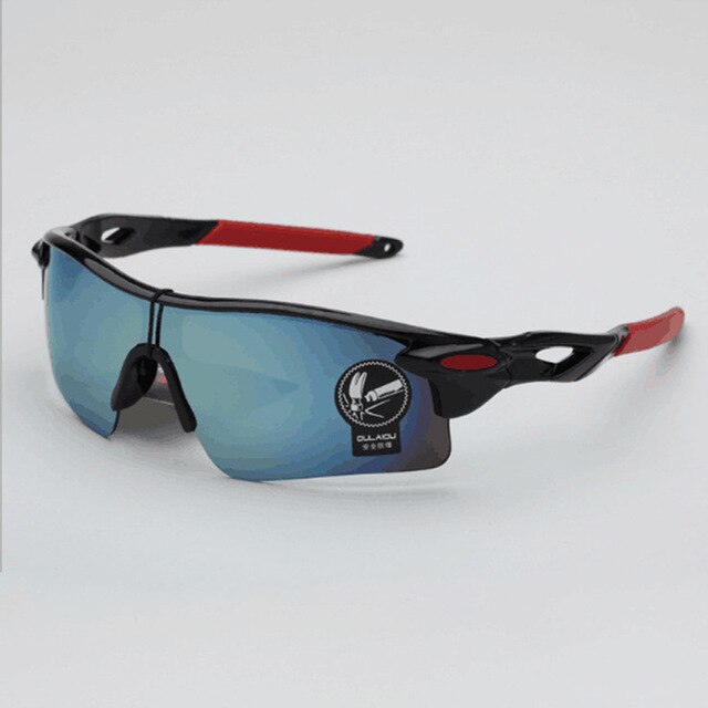 Sports de plein air cyclisme lunettes VTT cyclisme lunettes UV400 photochromique cyclisme lunettes de soleil lunettes unisexes: Rouge
